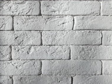 Beyaz tuğla yakın duvar