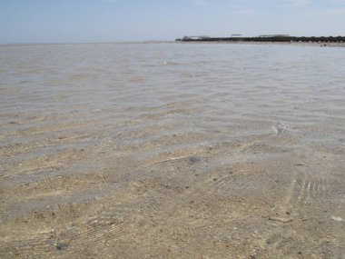 Kızıldeniz Plajı'nda düşük gelgit