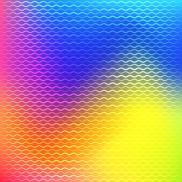 Colorful gradient mesh background in bright rainbow colors. — Stock Vector
