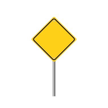 boş uyarı yol işareti