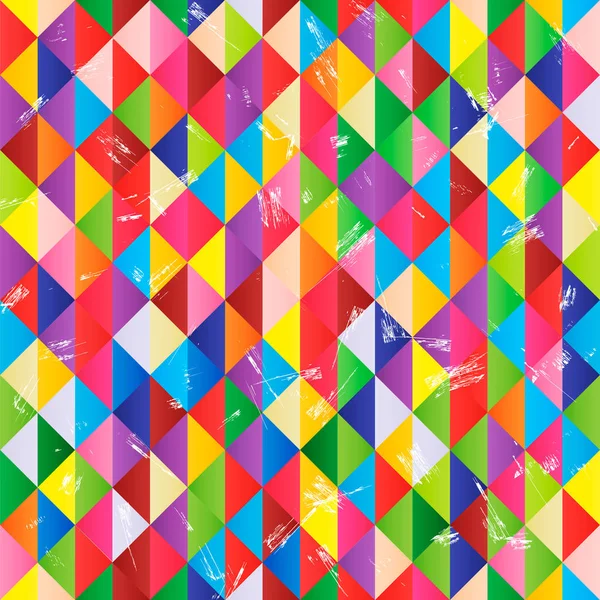 Abstrakte Kunst farbige geometrische Vektor Hintergrund — Stockvektor