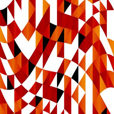 Geometrik vektör arka plan renkli sanat