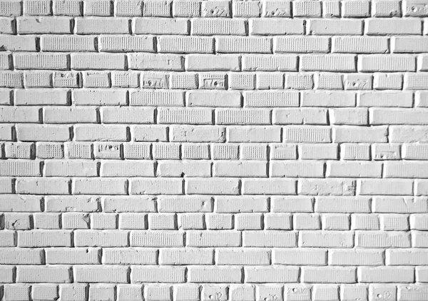白いレンガの壁の背景 — ストック写真