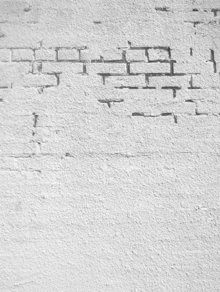 質感のための白い産業用レンガとコンクリート壁 — ストック写真