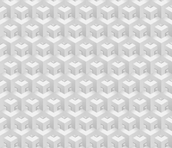 Abstraktes polygonales sechseckiges nahtloses Muster — Stockvektor