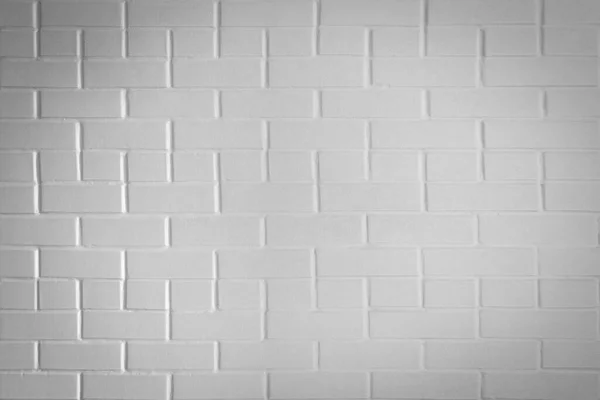 White brick wall background for design — Stock Photo, Image