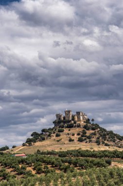 Castle Almodovar del Rio, Müslüman kökenli bir metanet değil, bu bir Roman fort ve geçerli yapı kesinlikle kaynağı Berberi vardır, Guadalquivir yakın yerleştirilir, Rio, İspanya Almodovar içinde al