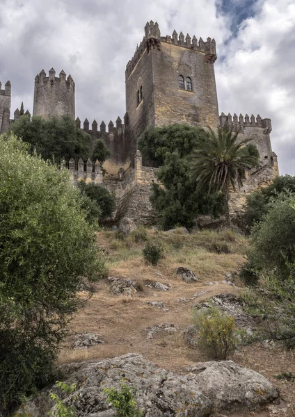 Castelo Almodovar Del Rio Uma Fortaleza Origem Muçulmana Era Forte — Fotografia de Stock