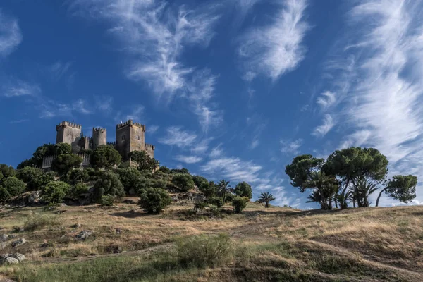 Slott Almodóvar Del Río Det Mod Moslem Ursprung Det Var — Stockfoto