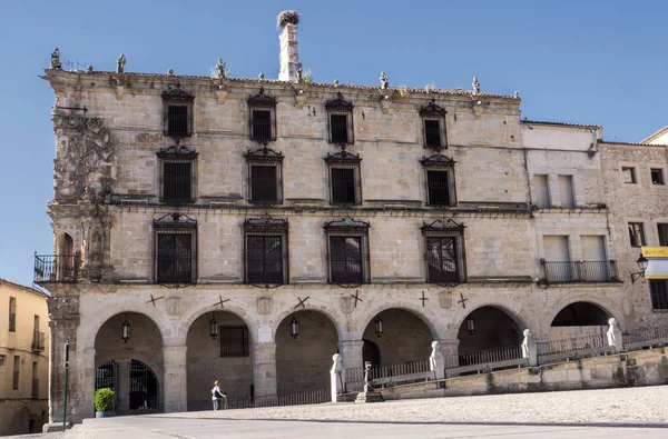 Trujillo Espagne Juillet 2018 Maison Palais Marquis Conquête Été Construit — Photo