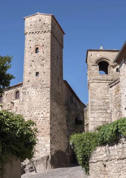 Trujillo Espanha Julho 2018 Torre Alcazar Luis Chaves Lado Encosta — Fotografia de Stock