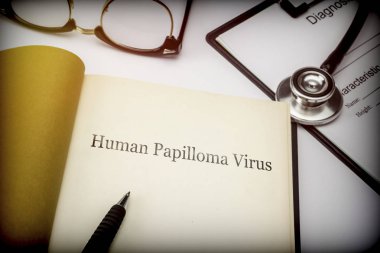 İnsan papilloma virüsü, tanı, kavramsal görüntü şeklinde birlikte defterine