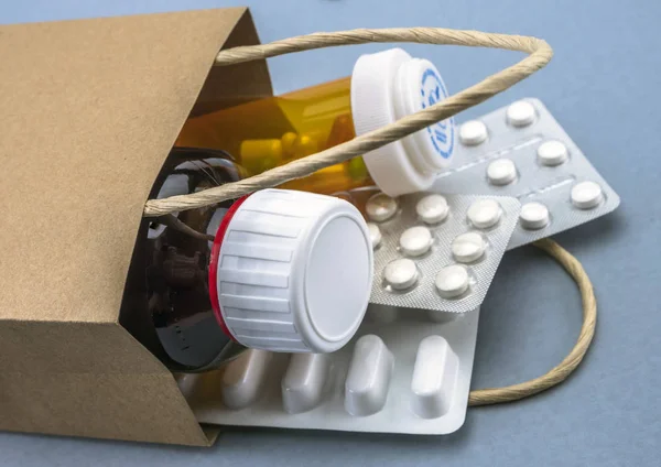 Bag Some Medicines Consumer Concept — Stock Photo, Image
