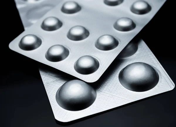 Many Medicines Pills Capsules Diferent Size — Stock Photo, Image
