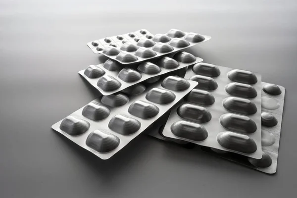 Several Blister Pack Pills Conceptual Image — Stock Photo, Image