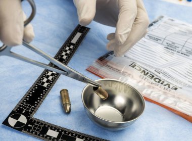 Krik Laboratuvarı, Bullet Shell analizi, balistik ölçüm kuralı, kavramsal görüntü