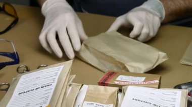 Polis uzmanı kanıt, kavramsal görüntü arama sabit disk inceliyor