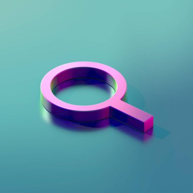 Mavi arkaplanda pembe arama simgesi