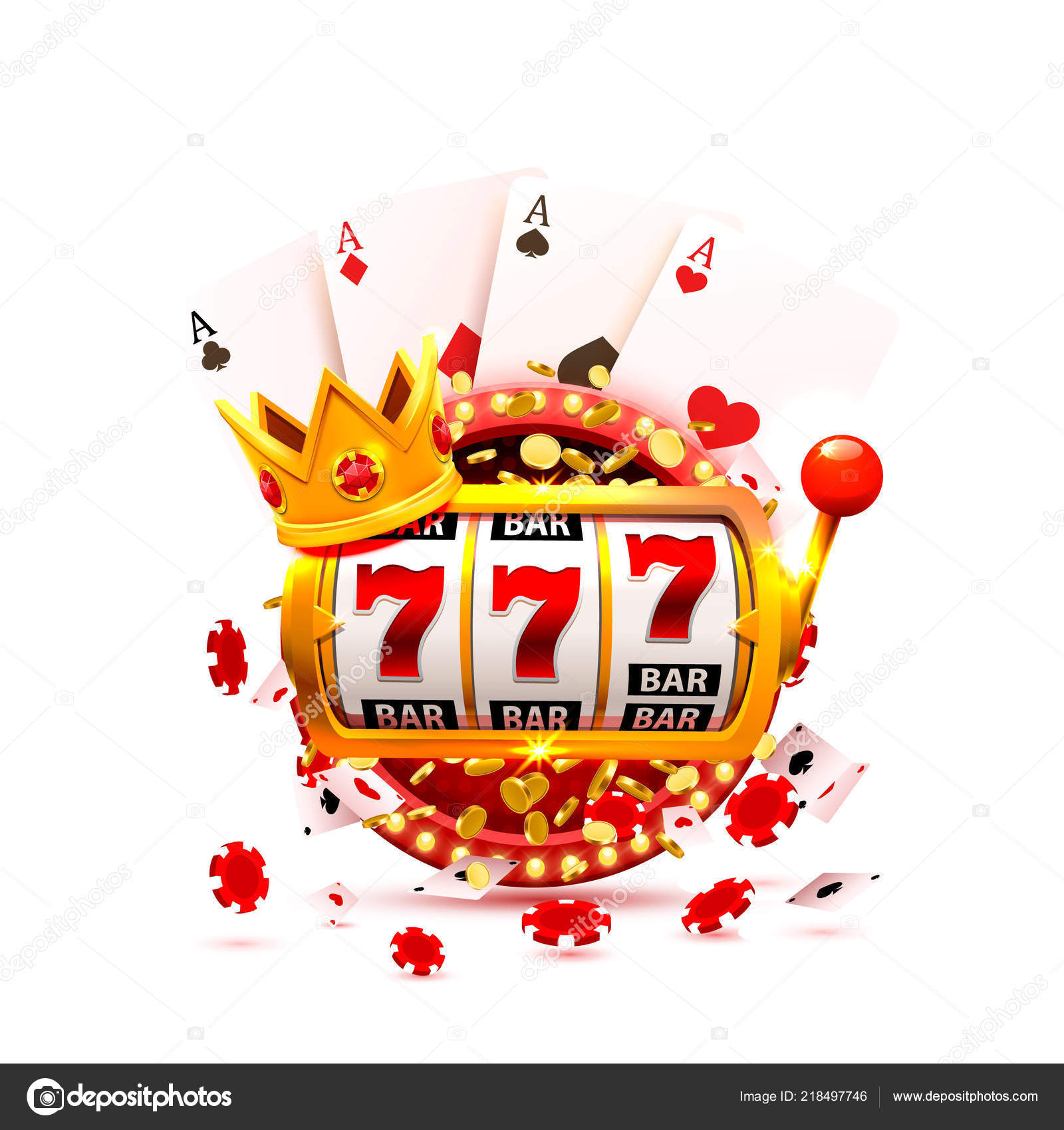 Online Slots Casino Banner Stock Illustration - Download Image Now