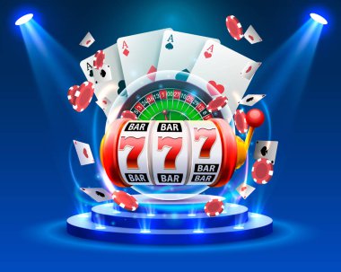 Casino dice tabela üzerinde arka plan afiş.
