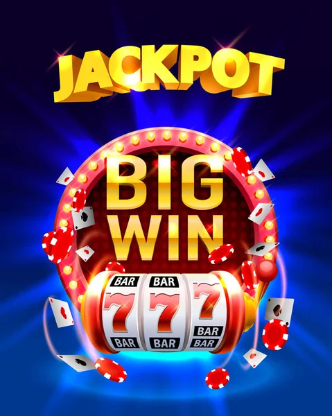 Velká výhra jackpot — Stockový vektor