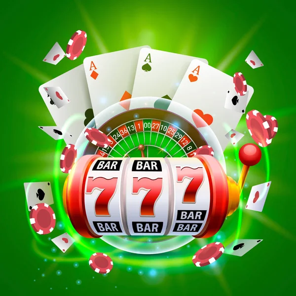 Casino 3d cover. — Stock Vector