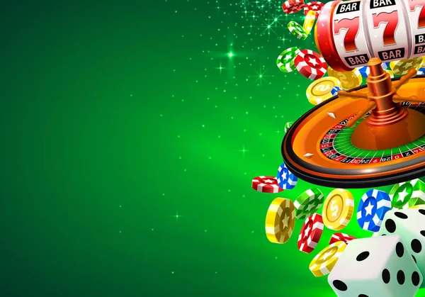 Casino winnaar banner uithangbord — Stockvector