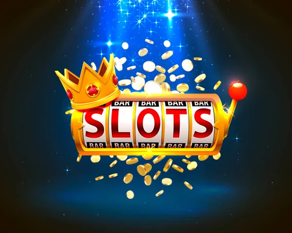 King 777 afiş casino slot. — Stok Vektör