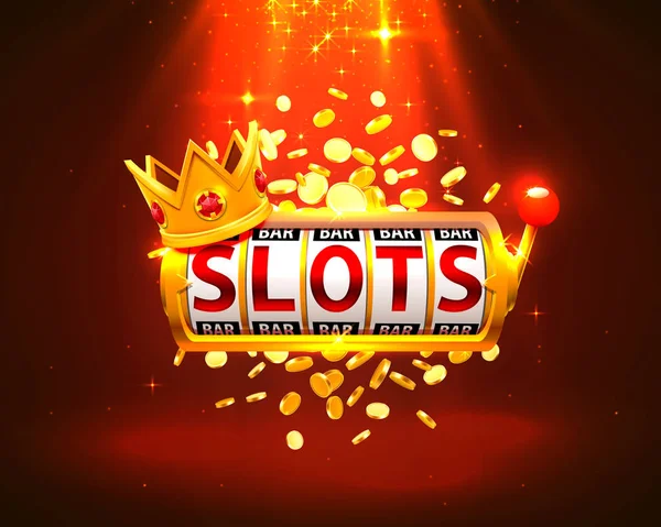 King 777 afiş casino slot. — Stok Vektör