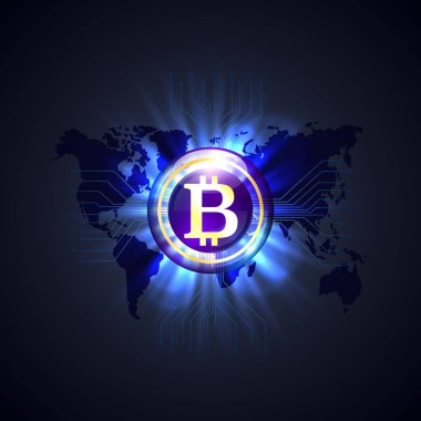 Bitcoin ağ dünya.