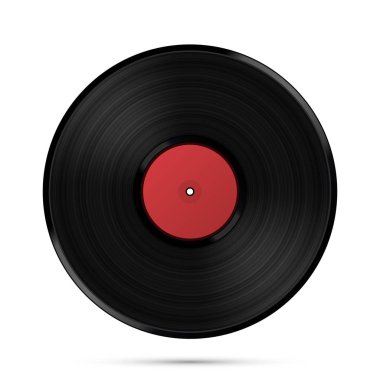 LP kayıt simgesine, gramofon müzik nesne