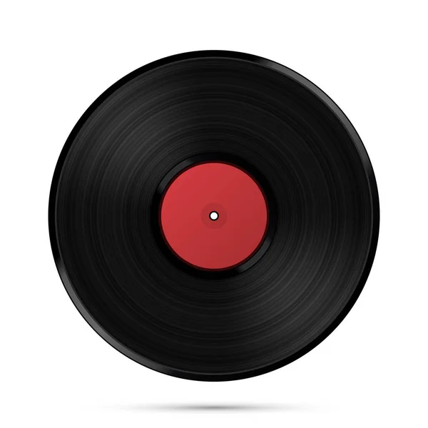 Lp レコードのアイコン、蓄音機音楽オブジェクト — ストックベクタ