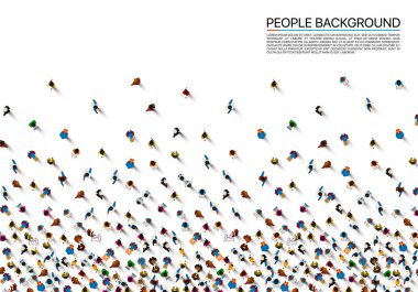 Kalabalık bir topluluk.