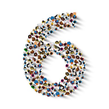 6 numaralı formda geniş bir grup insan..