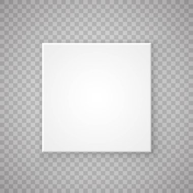 Açık kağıt kare kutu