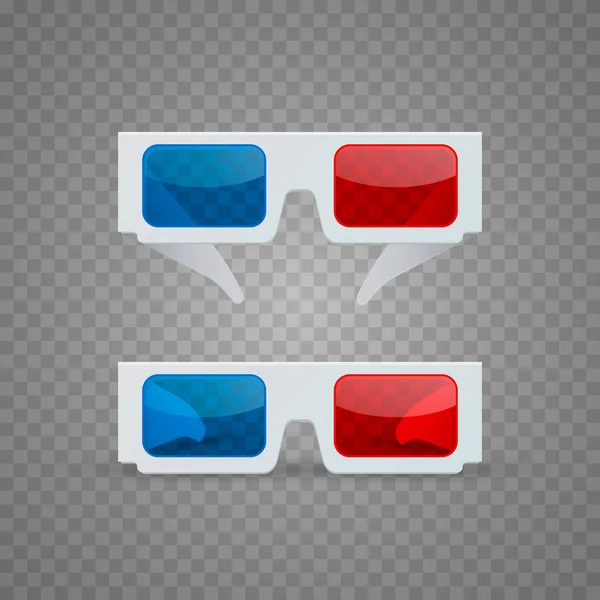 Ensemble de lunettes 3D . — Image vectorielle