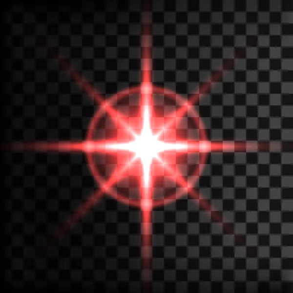 Zářící světlo výbuch exploze s transparentní. Vektorové ilustrace pro cool efekt dekorace s Rayem jiskří. Jasná hvězda. Transparentní lesk přechodu lesk, světlé odlesku. — Stockový vektor