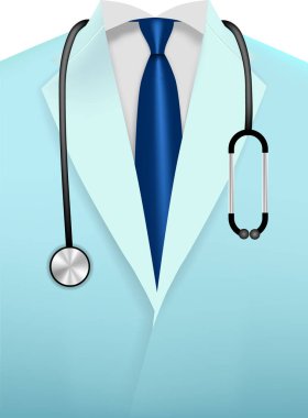 Doktorlar laboratuvar bornoz yakın çekim.