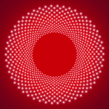 Işık daire kırmızı arka planı göster.