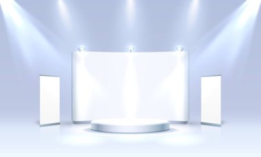 Sahne gösterisi podyum için sunumlar