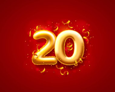 Şenlikli seremoni balonları, 20. Vektör