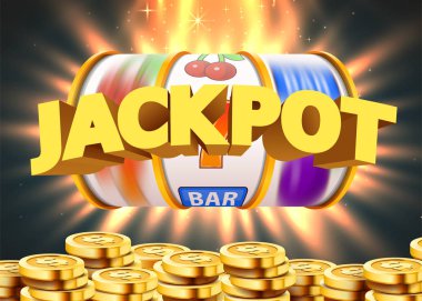 Altın sikke uçan ile altın slot makinesidir ikramiye kazanır. Büyük zafer kavramı.