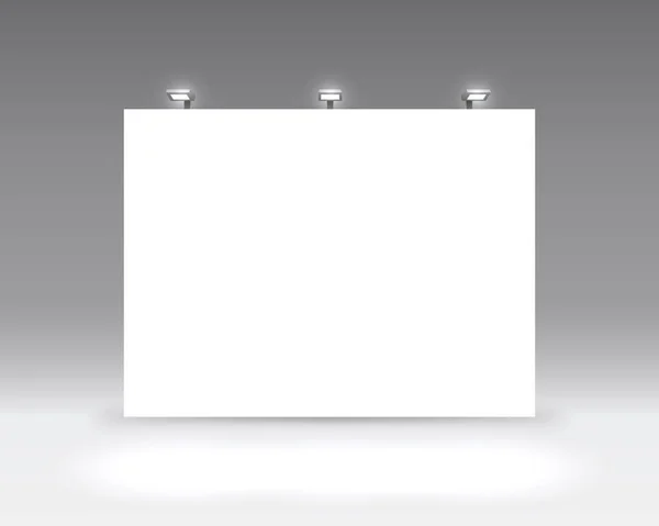 Scene show Podium for presentations on the grey background. — Stock Vector