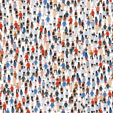 Büyük bir grup insan. Sorunsuz arka plan