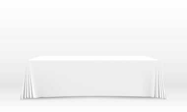 Masa örtüsü sanat afiş, beyaz arka plan ile tablo.