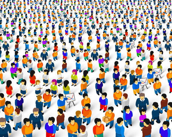 Толпа людей на белом фоне, обложка для бизнеса
.