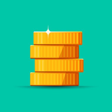 Beyaz arka plan üzerinde izole altın dolar sikke büyüyen yığını. İktisat kavramı.