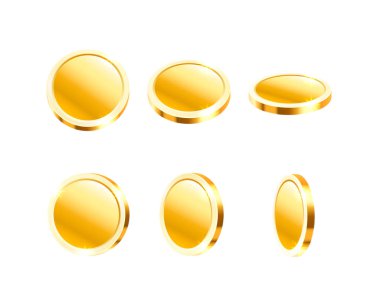 Uçan para koleksiyonu. simge seti beyaz arkaplan.