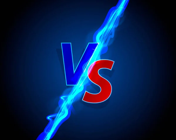 Обкладинка гри Versus, банерний спорт vs, концепція команди . — стоковий вектор