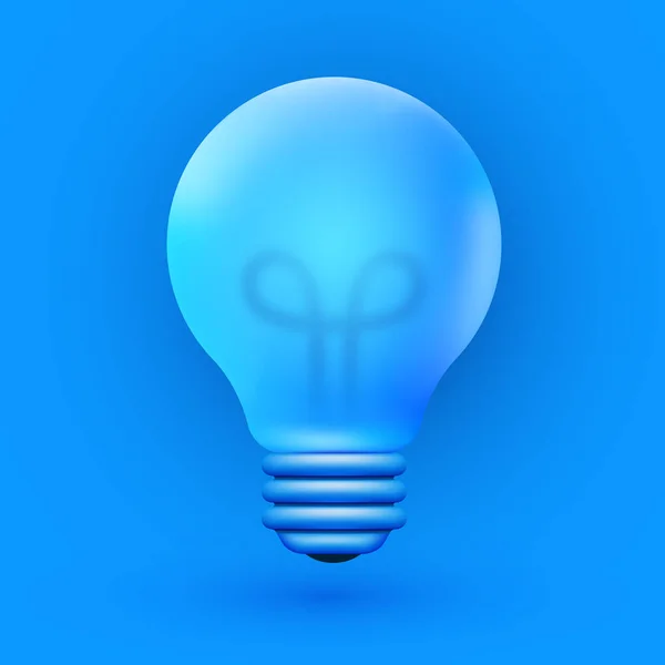 Glödlampa, kreativ idé och innovation. Inspiration koncept. — Stock vektor
